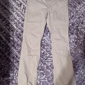 American Eagle Kick boot khakis